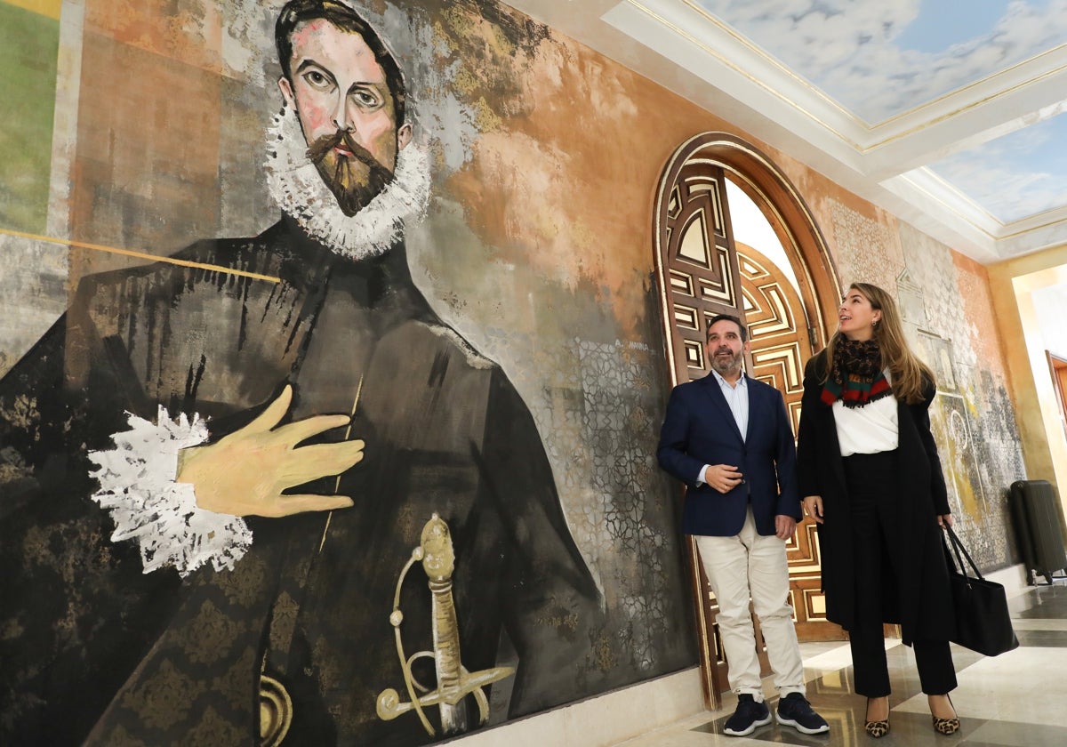Almudena González y Joaquín Romera, esta mañana