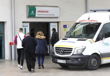 Una colisión de cinco coches deja tres heridos antes del Puente de Andalucía