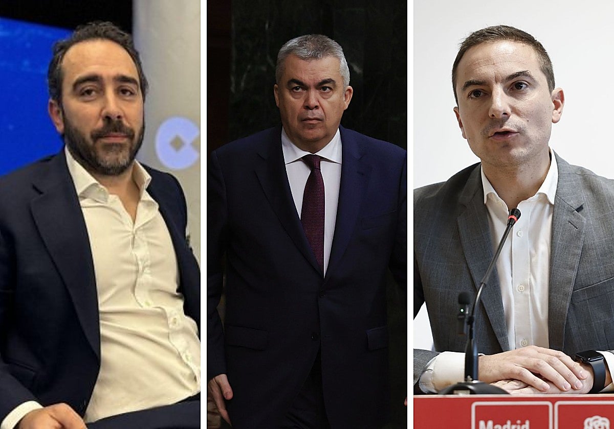 Victor de Aldama, Santos Cerdán y Juan Lobato