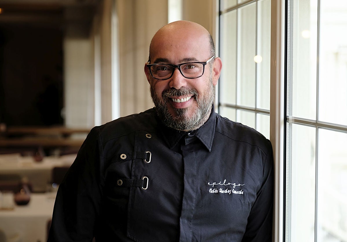 Rubén Sánchez-Camacho, cocinero de 'Epílogo', en Tomelloso (Ciudad Real)