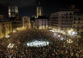 Manifestación en Valencia en protesta por la gestión de la DANA hoy, en directo