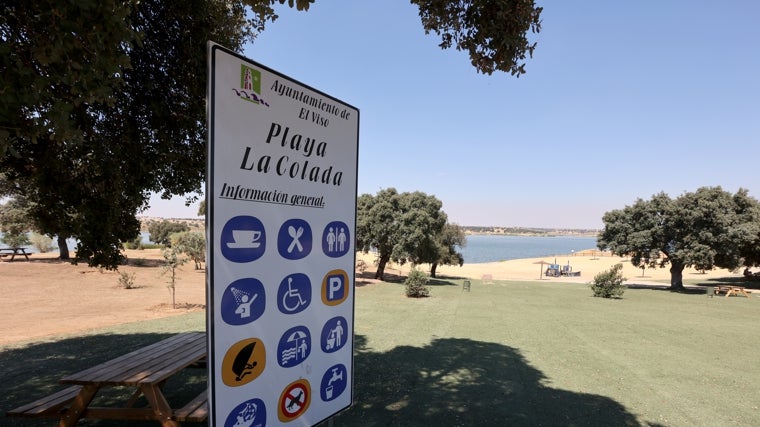 Playa de La Colada, que tiene el baño no permitido