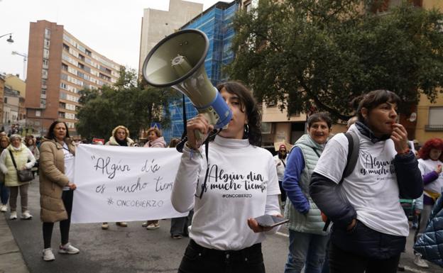 Manifestación por la mejora de la atención sanitaria celebrada en Ponferrada.