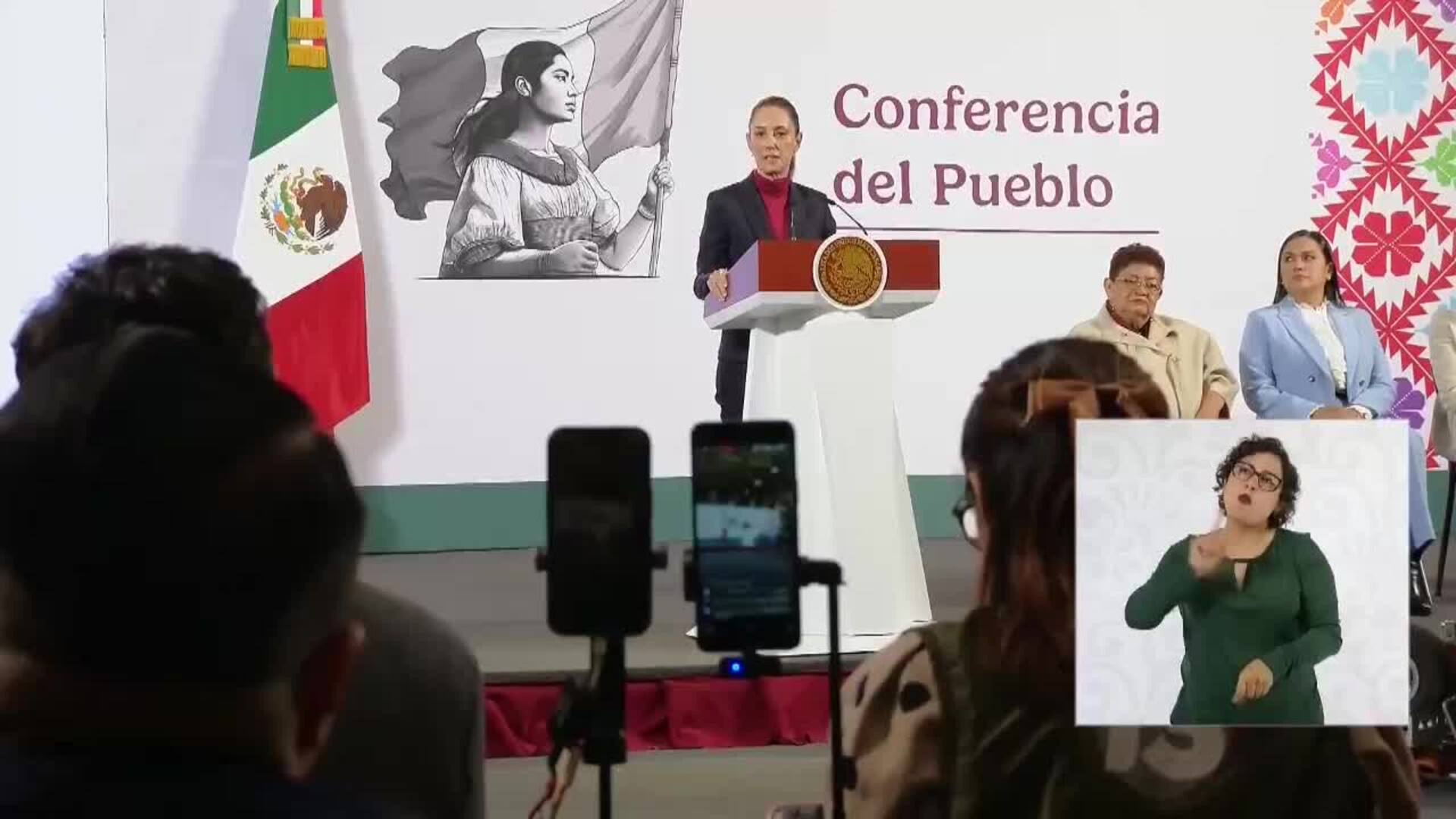 Sheinbaum rechaza una &quot;invasión&quot; del Ejército de EEUU para combatir al narco en México