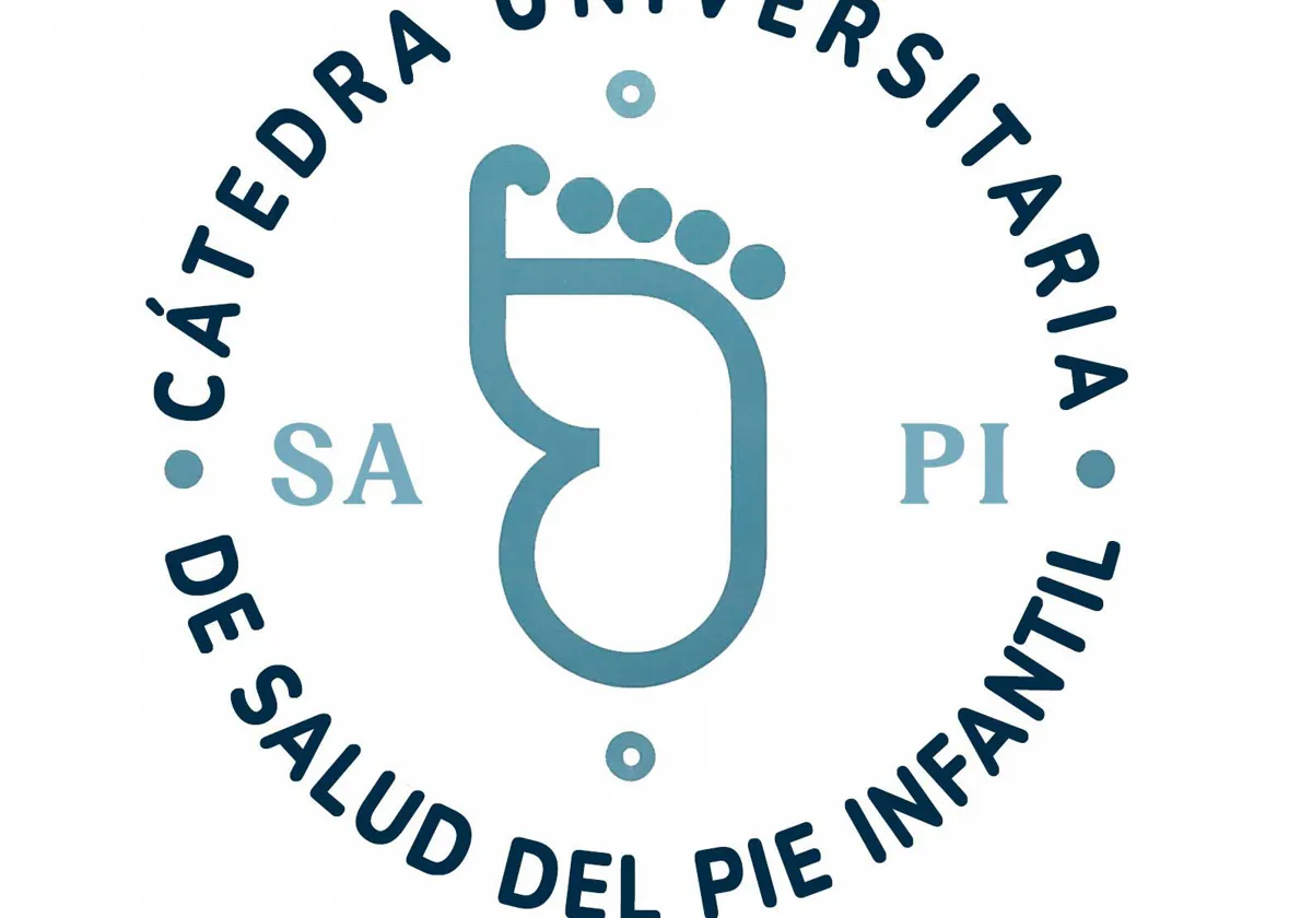 Logotipo de la cátedra sobre el pie que se ha constituído