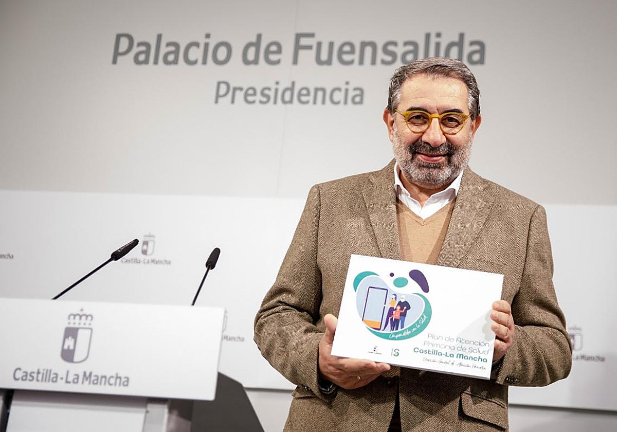 El consejero de Sanidad en la presentación este martes del Plan de Atención Primaria
