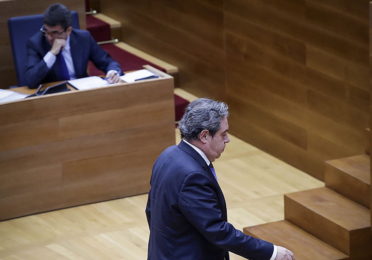 Imagen de archivo del síndic de Vox en las Cortes Valencianas, José María Llanos