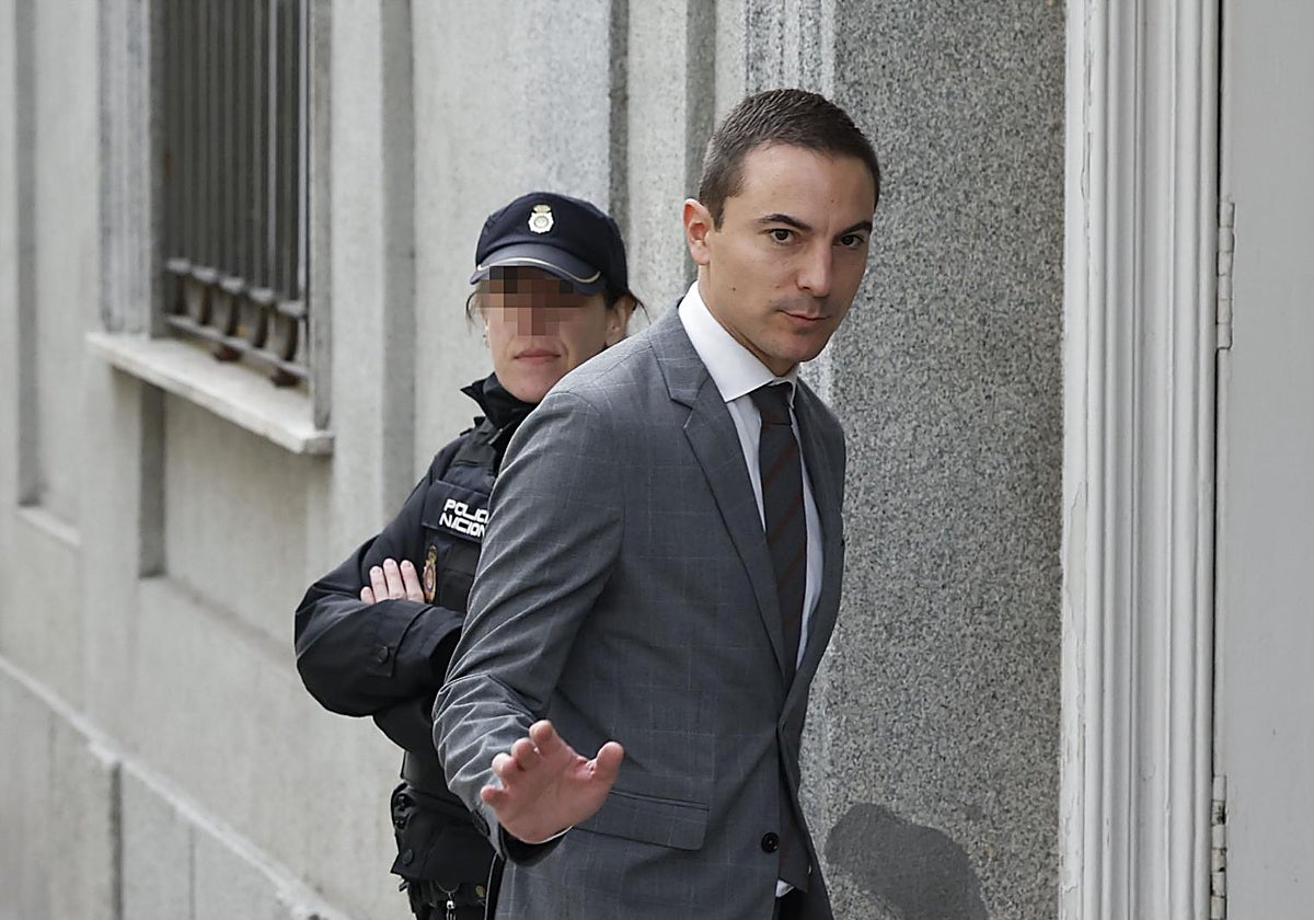 Juan Lobato, a su llegada al Tribunal Supremo el pasado viernes