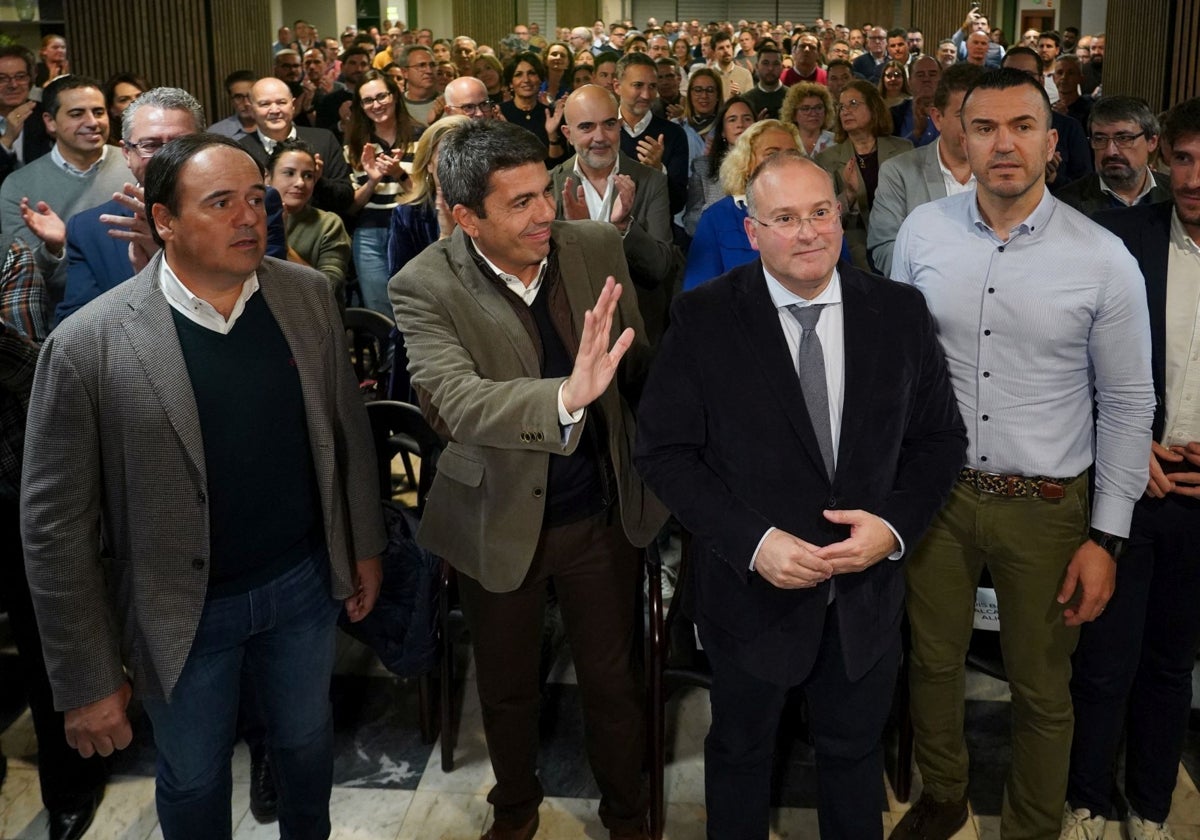 Imagen de la Junta Directiva Autonómica del PPCV celebrada este jueves por la tarde en Valencia