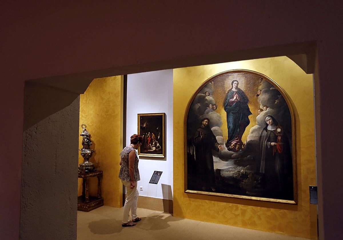 Una obra de Antonio del Catillo, en el interior de Viana