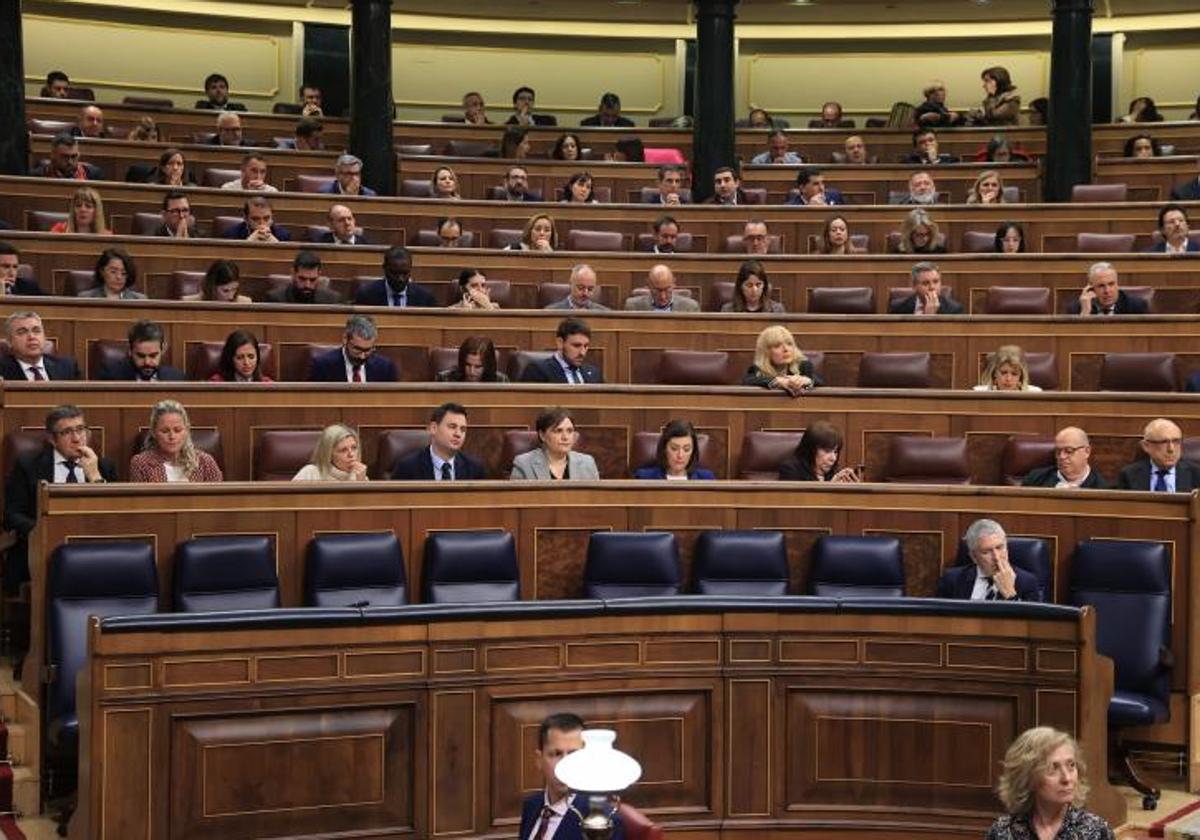 Un momento de la sesión de control al Gobierno del pasado 21 de febrero