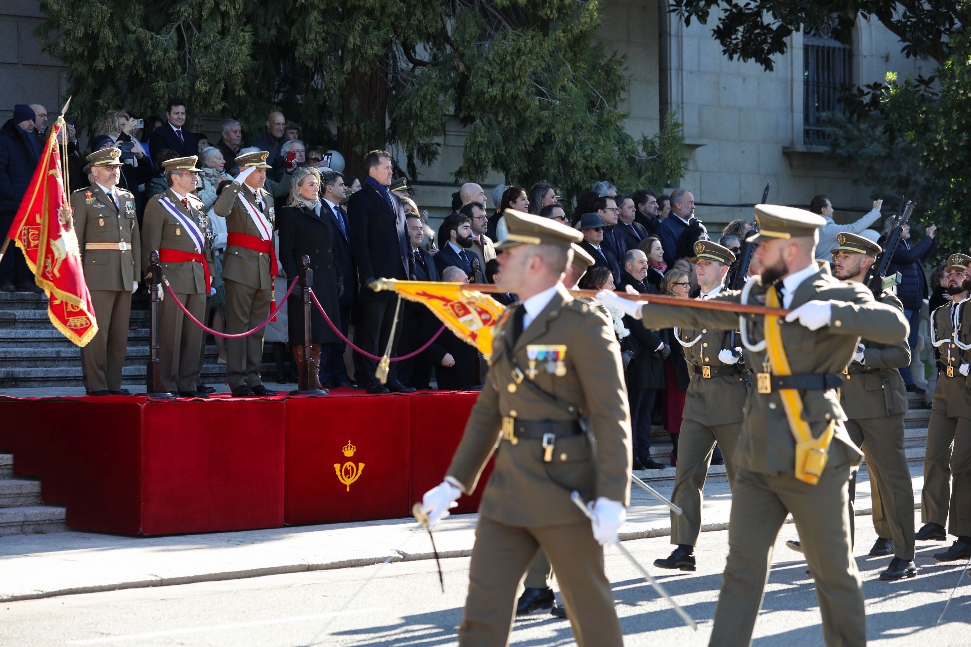 Toledo rinde homenaje a la Academia de Infantería y a la Inmaculada