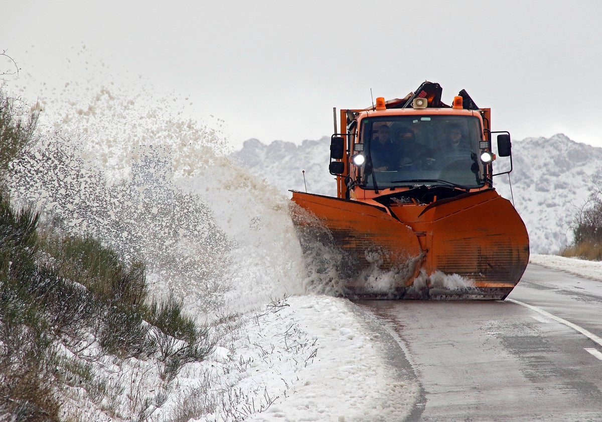 Nieve en el Puerto de Pajares