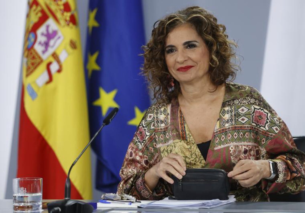 La ministra de Hacienda, María Jesús Montero