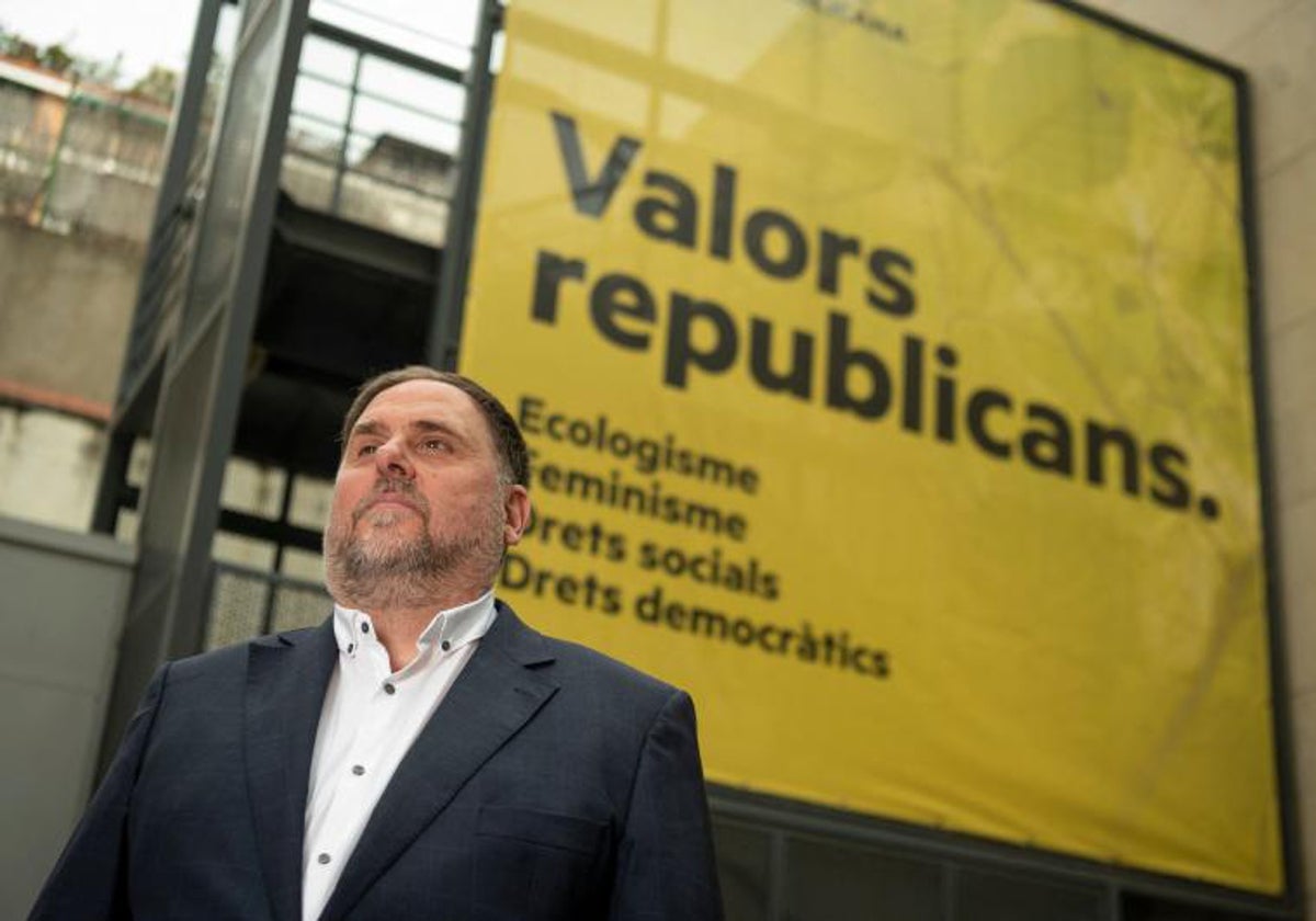 El expresidente de ERC, Oriol Junqueras