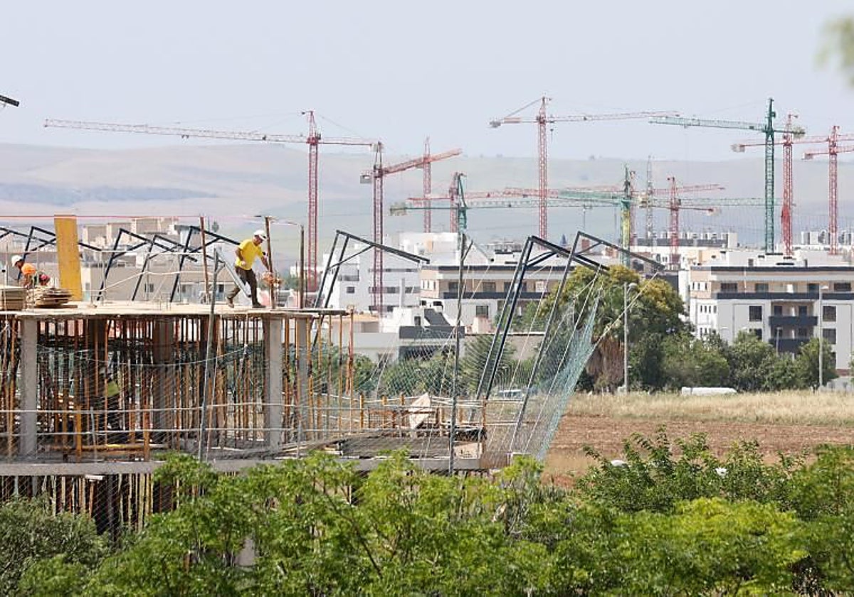 Viviendas en construcción en Andalucía