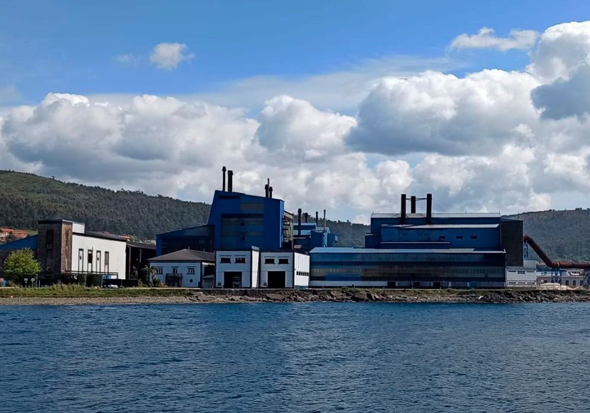 Hornos de la fábrica de ferrosilicio en Cee de Xeal en una imagen de archivo