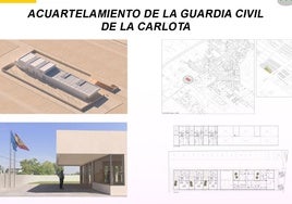 El nuevo cuartel de la Guardia Civil en La Carlota ya tiene empresa para las obras, que durarán hasta mayo de 2026