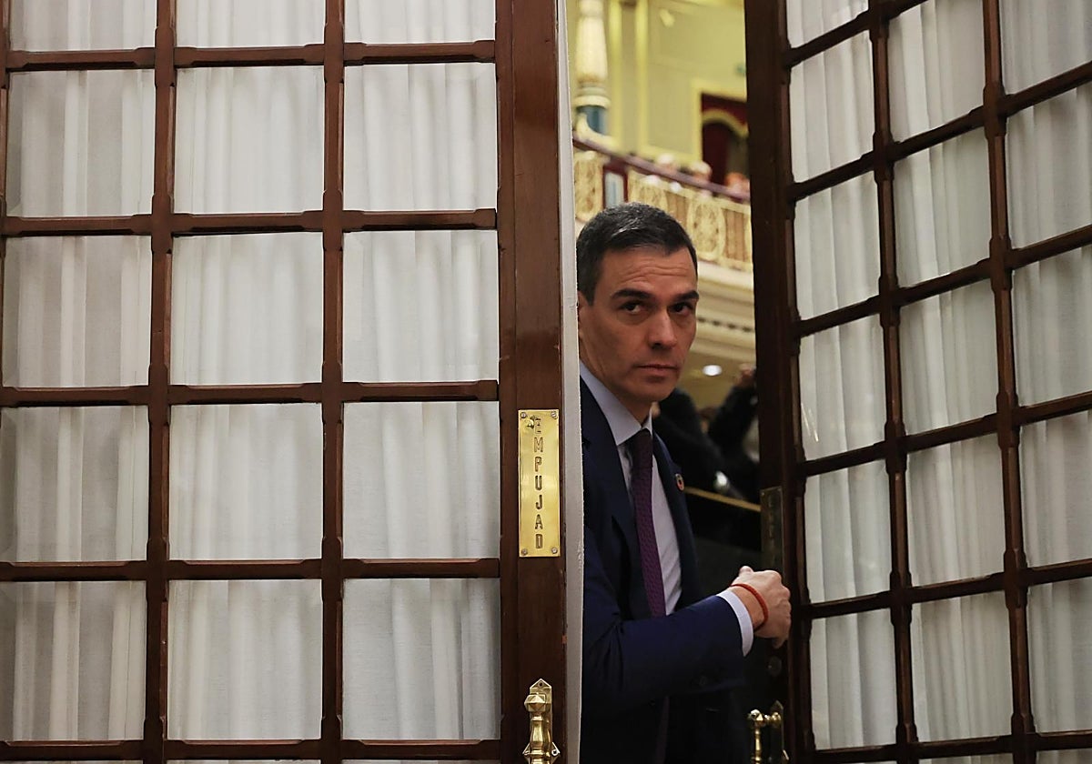 El presidente del Gobierno, Pedro Sánchez