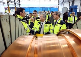 La visita del ministro de Industria a Cunext Copper en Córdoba, en imágenes