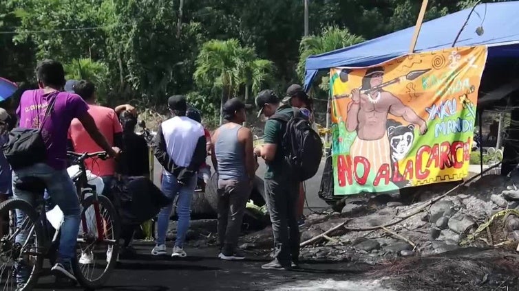 "No a la cárcel", exclaman en Ecuador contra prisión que el Gobierno busca construir en Amazonía