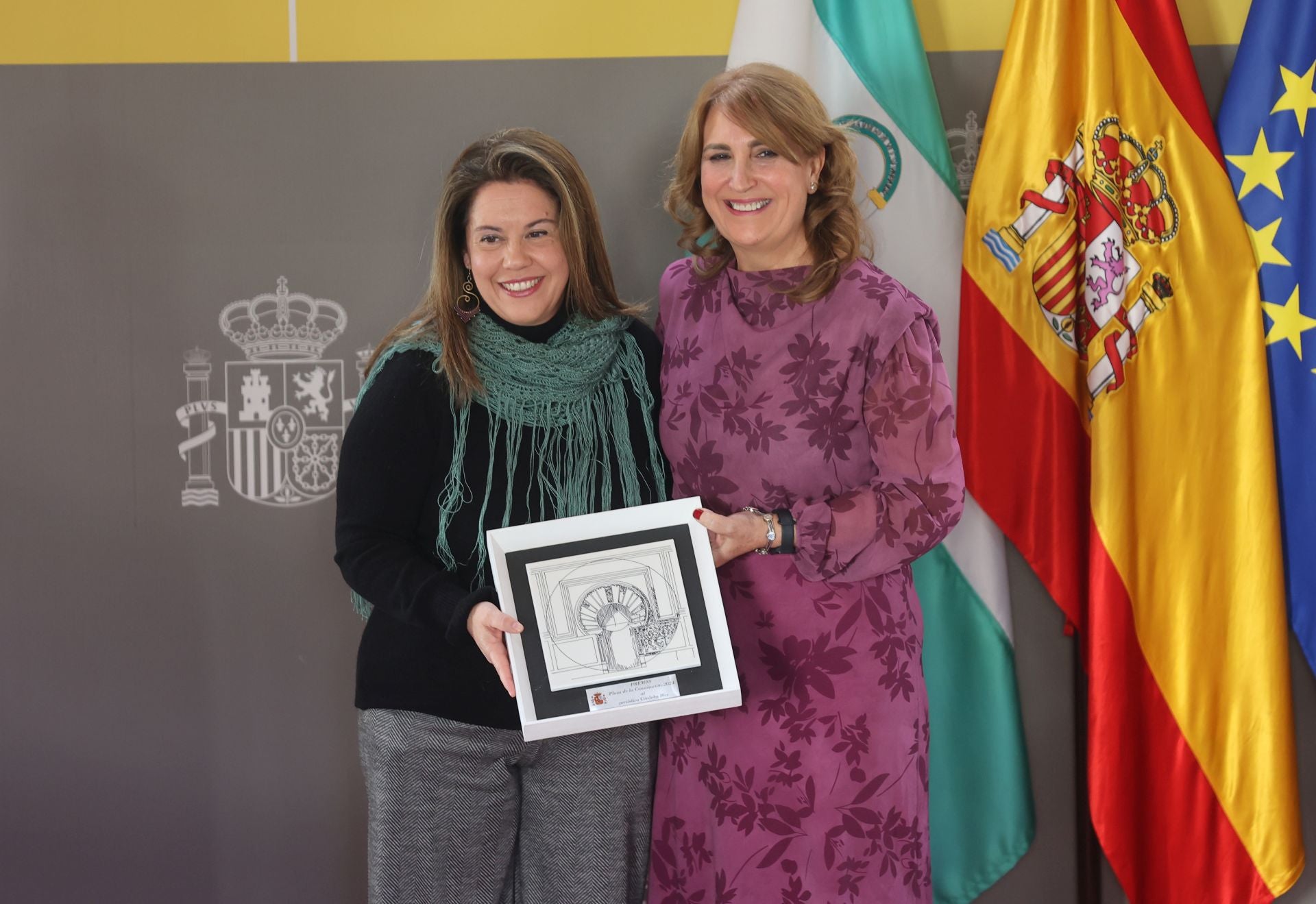 El orgullo de los premiados por el día de la Constitución, en imágenes