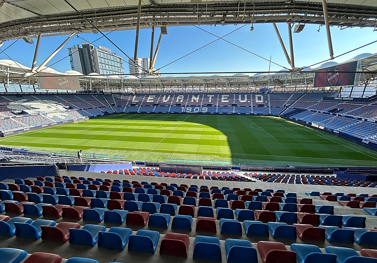 Vista del estadio Ciutat de Valencia donde jugará el Córdoba este sábado