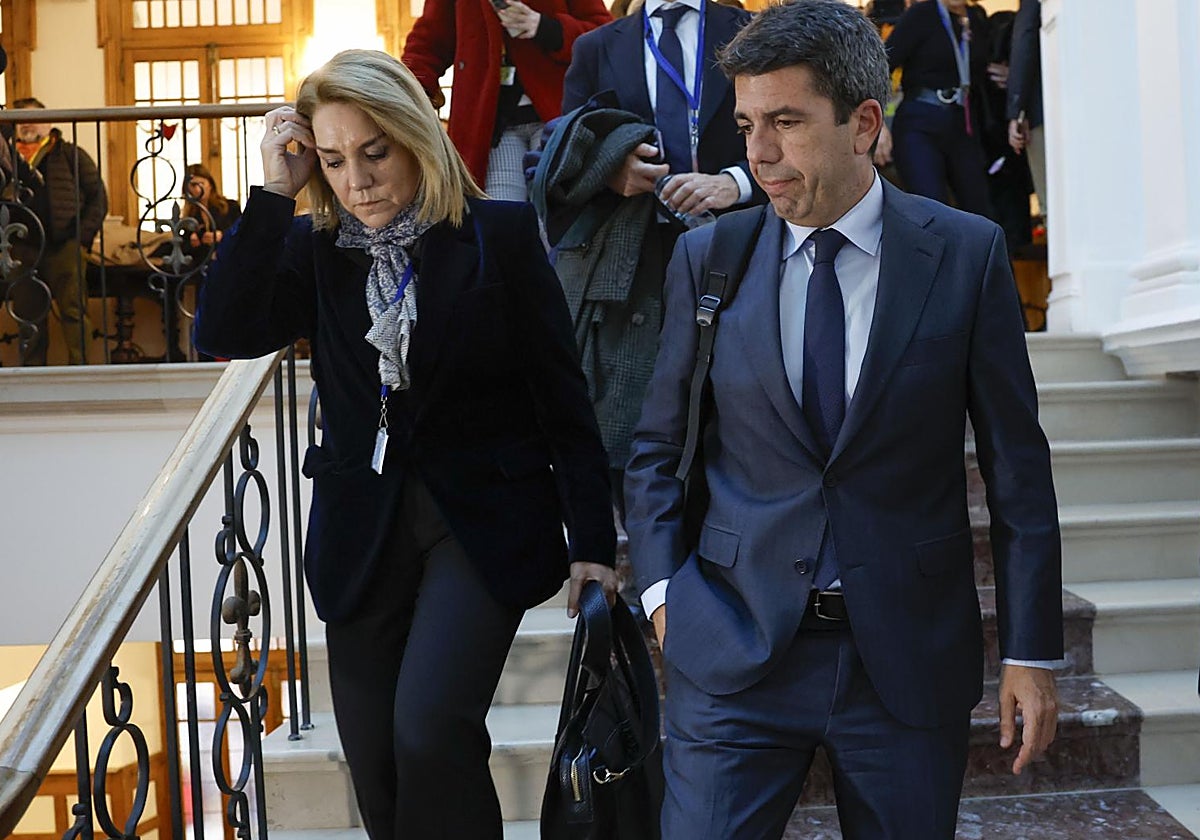 El presidente de la Comunidad Valenciana, Carlos Mazón, durante la XXVII Conferencia de Presidentes