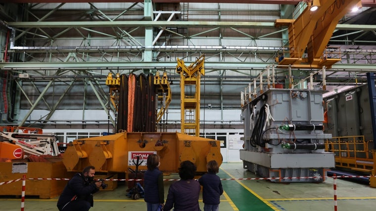 Transformadores en las instalaciones de Hitachi