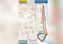 Calles cortadas y líneas de la EMT desviadas en Valencia este domingo 15 de diciembre por la carrera Pas Ras al Port