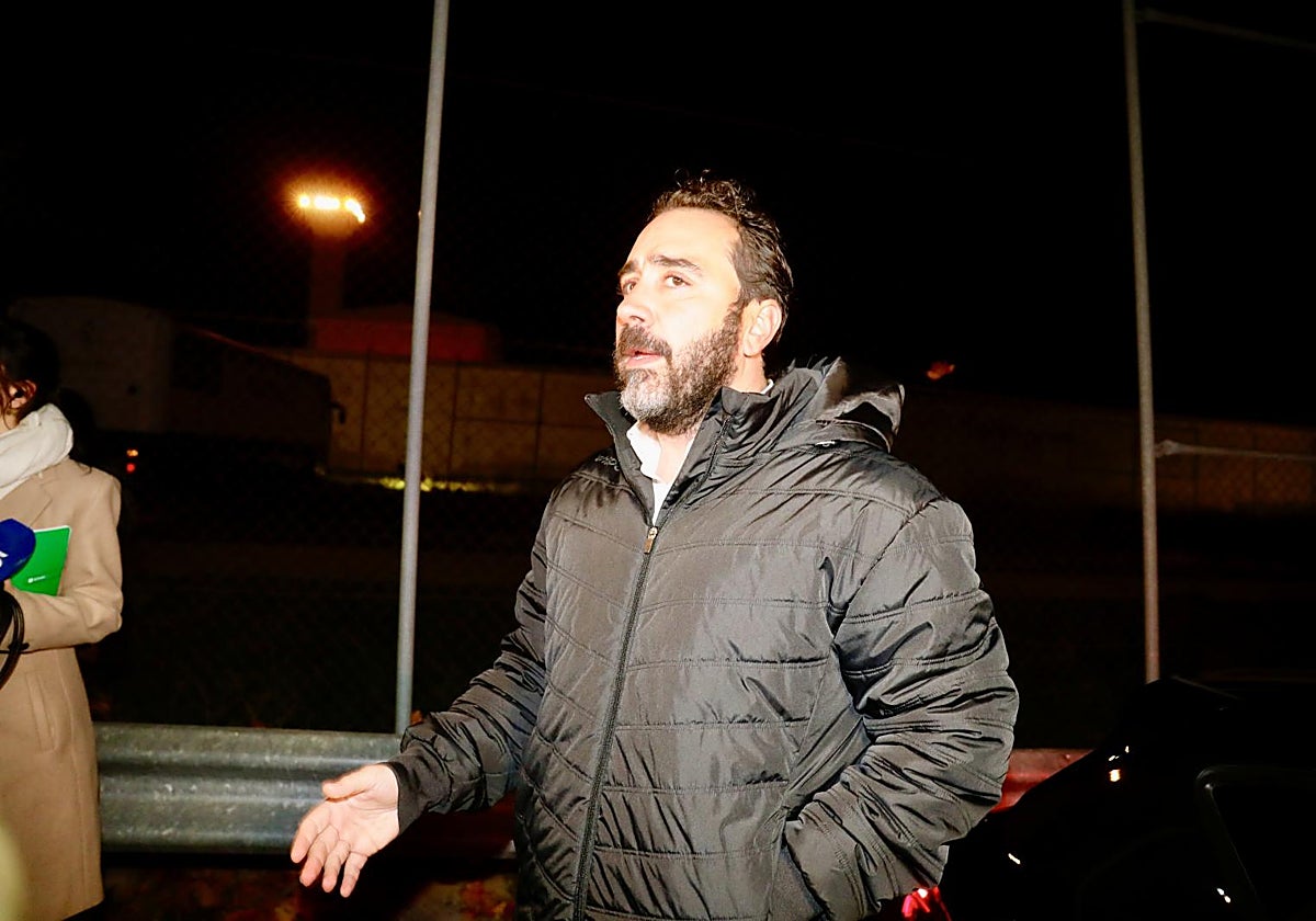 Víctor de Aldama, a su salida de prisión tras declarar en la Audiencia Nacional