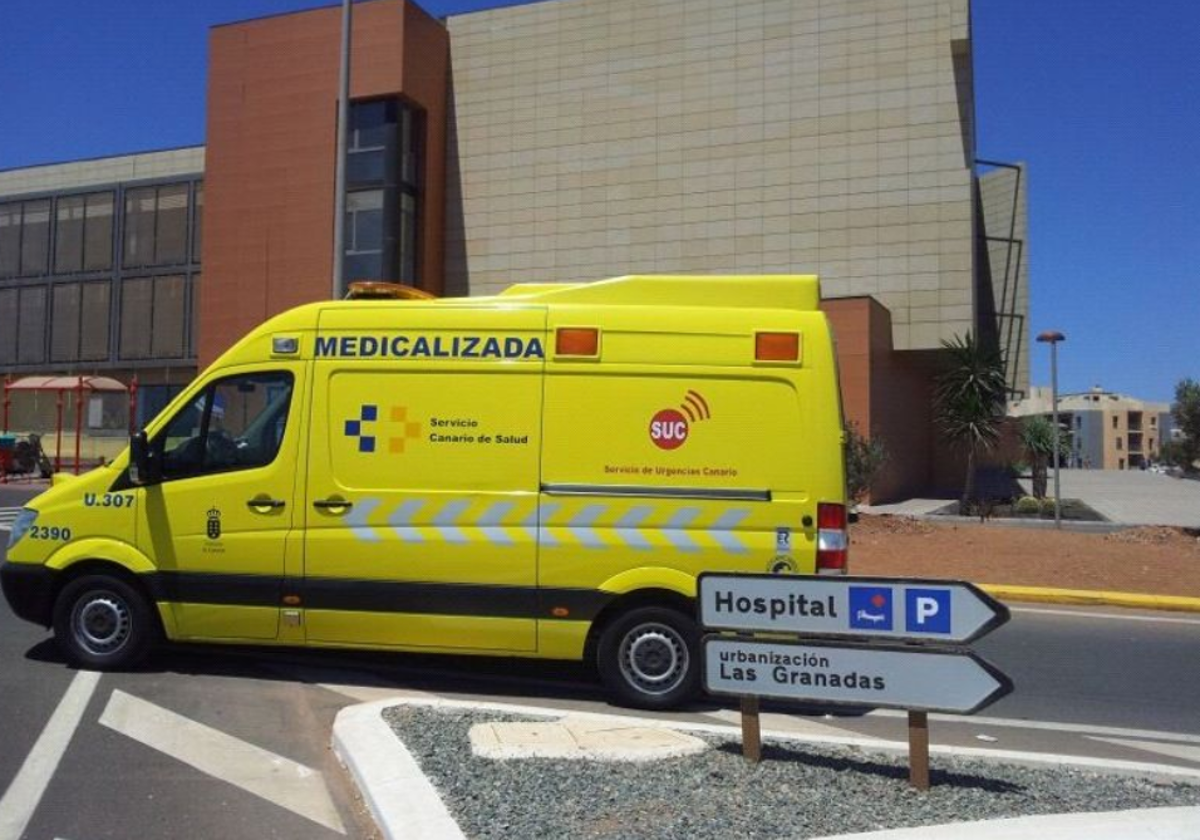 Ambulancia en Fuerteventura