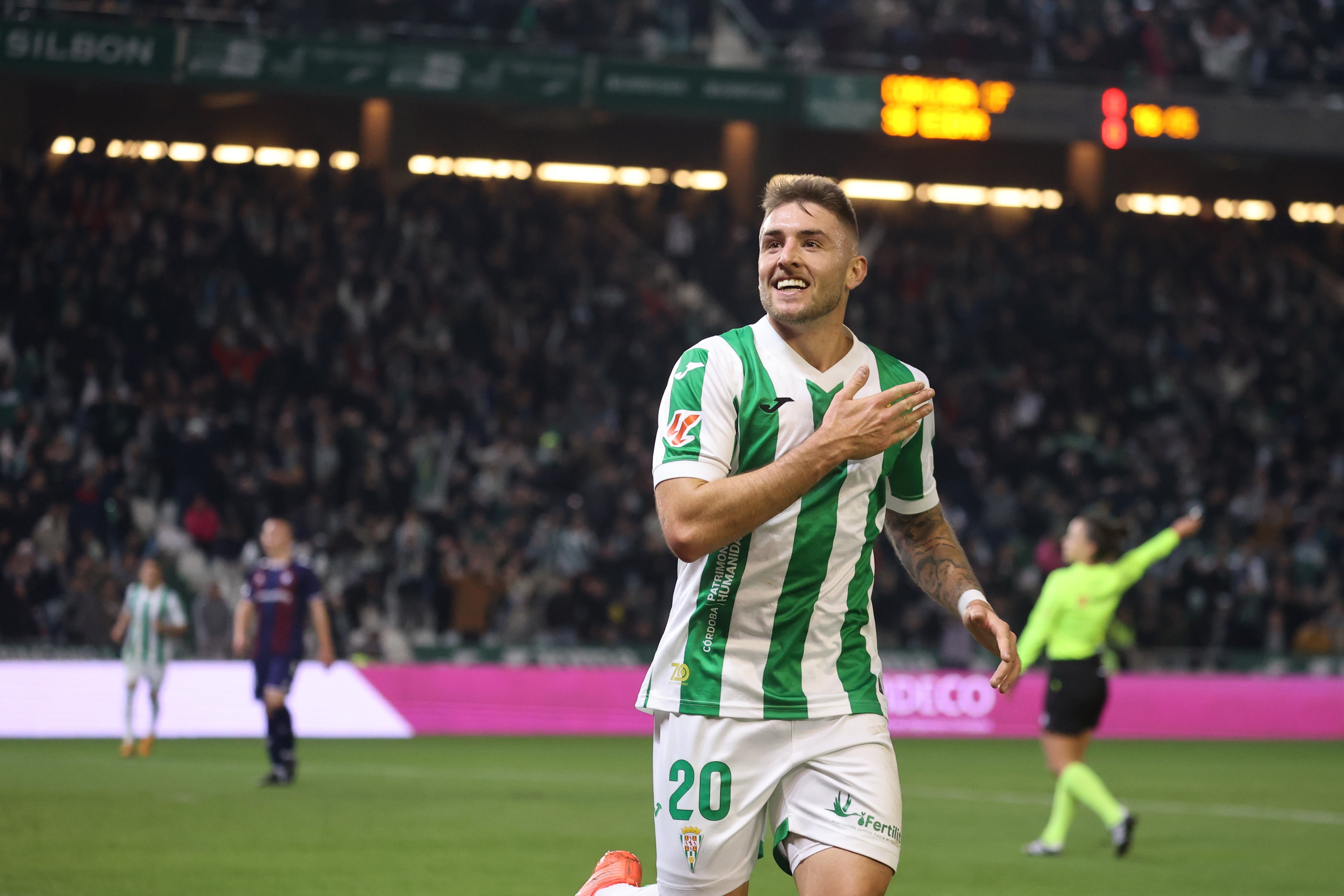 La alegría del triunfo del Córdoba ante el Eibar, en imágenes