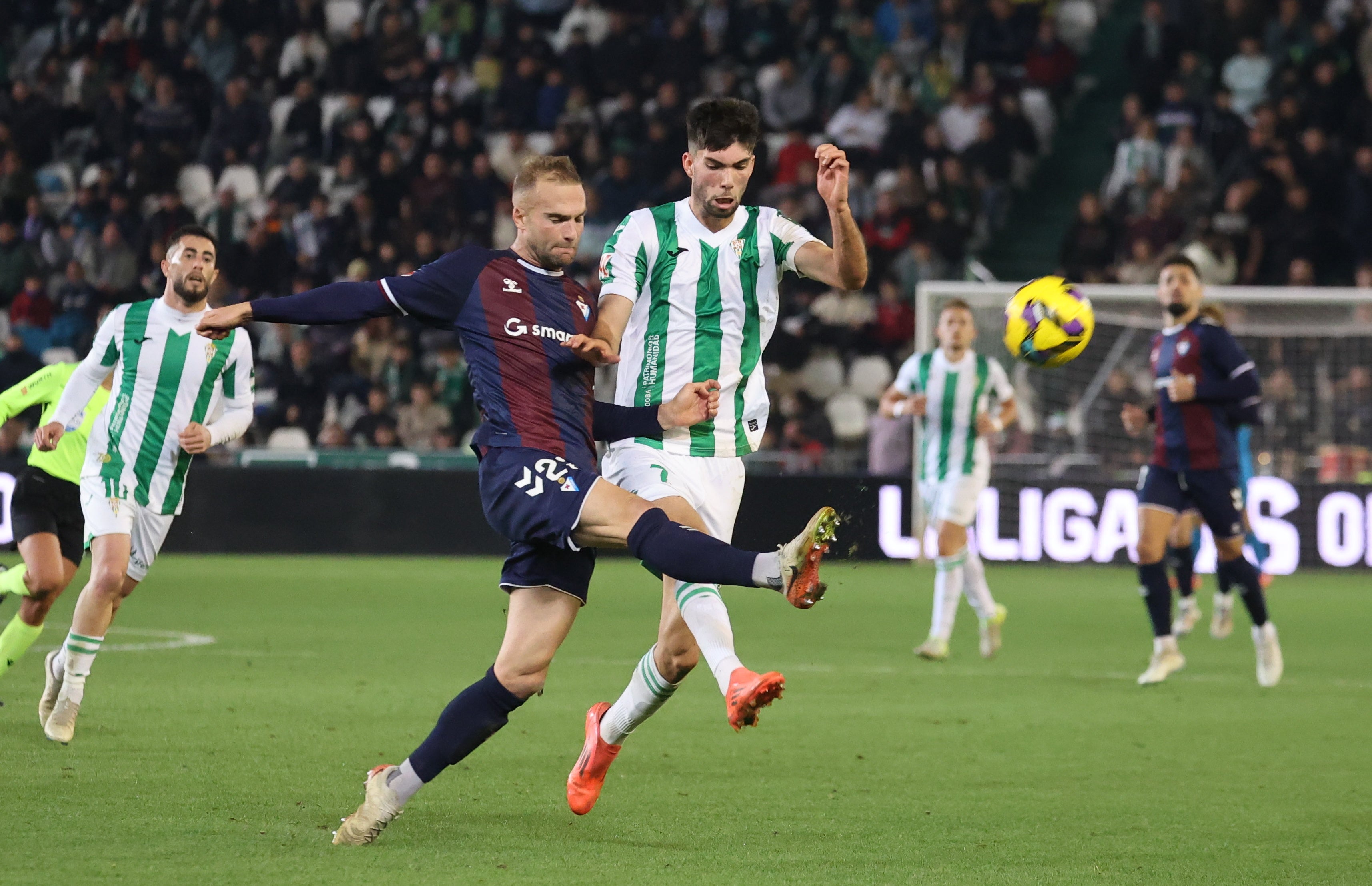 La alegría del triunfo del Córdoba ante el Eibar, en imágenes