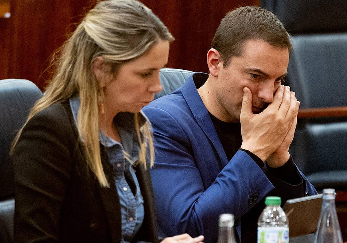 Juan Lobato, en la Asamblea de Madrid
