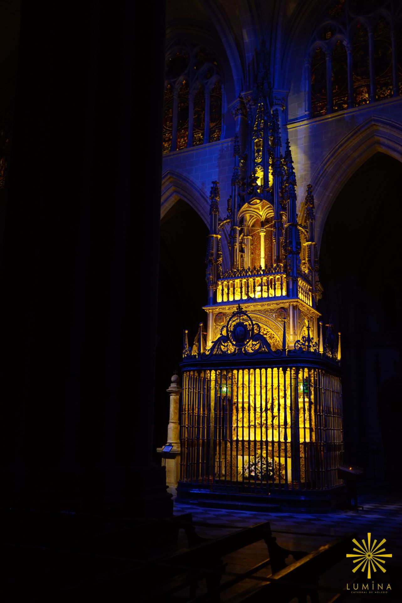 Espectaculares imágenes de &quot;Lumina Catedral de Toledo&#039;, que cumple su primer año de vida