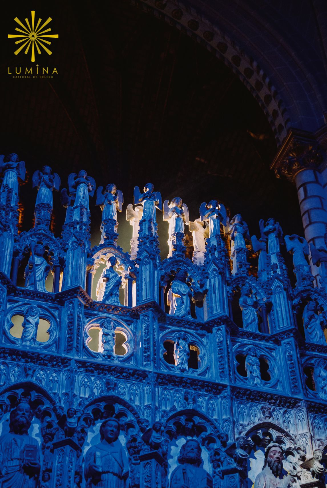 Espectaculares imágenes de &quot;Lumina Catedral de Toledo&#039;, que cumple su primer año de vida