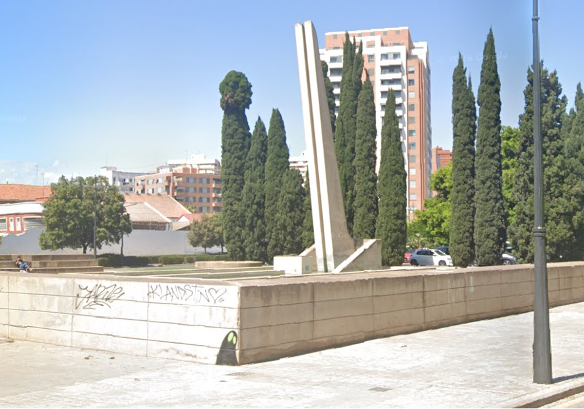 Imagen de archivo del Monumento a las Víctimas de las Riadas de Valencia