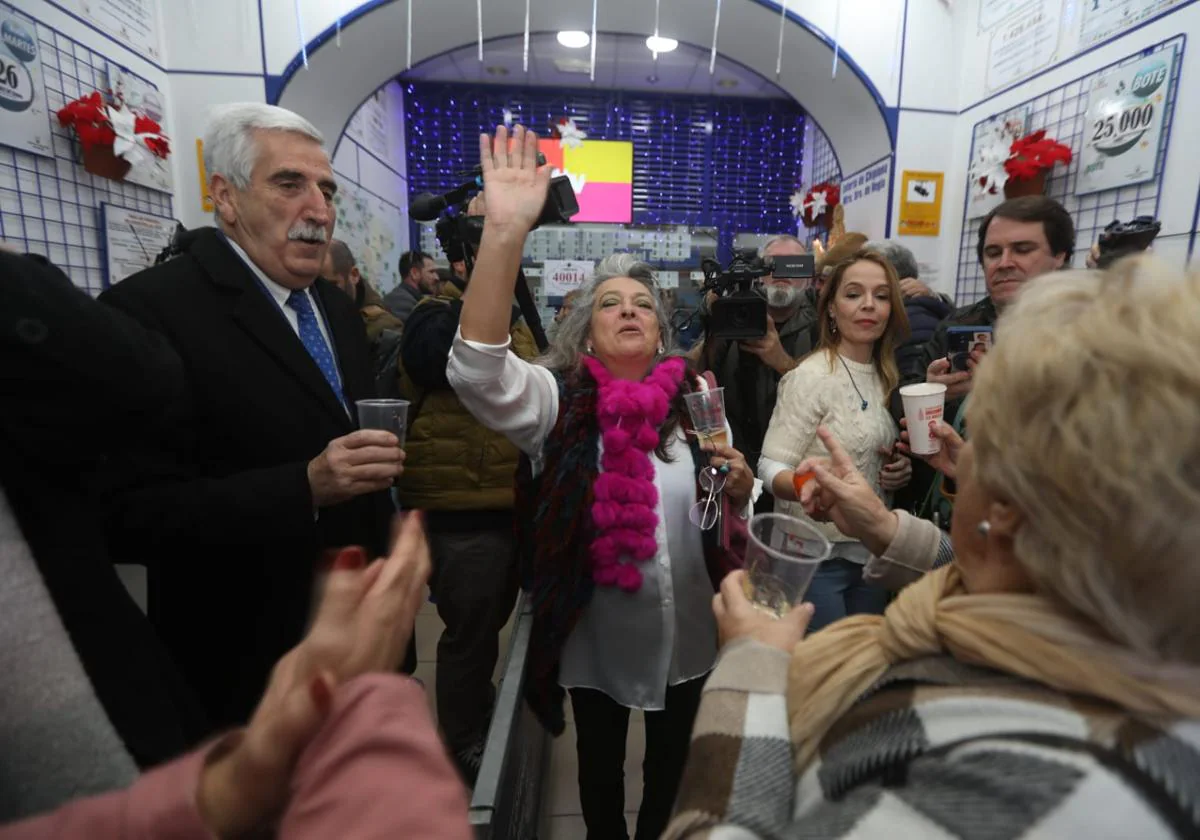 Segundo premio de la Lotería de Navidad de 2024 en Chipiona