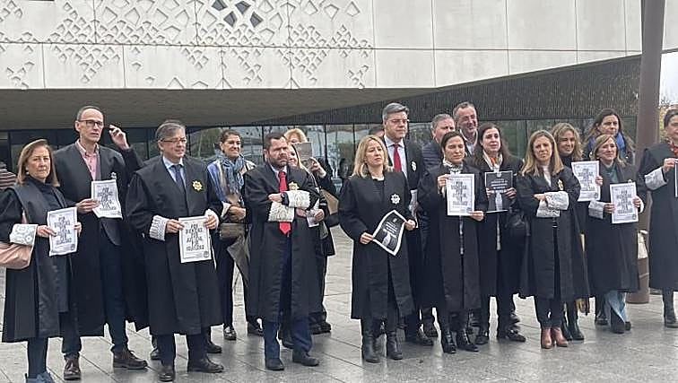 Huelga de LAJ en 2022.