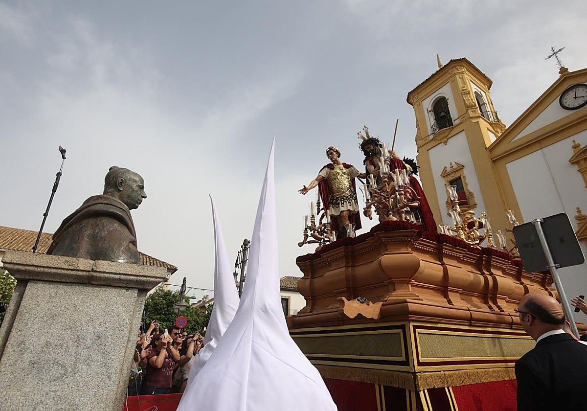 El Señor de los Afligidos, poco después de salir el Sábado de Pasión de 2024