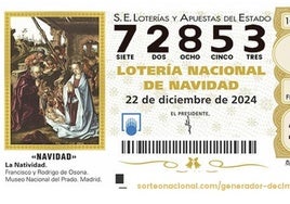 El segundo quinto premio de la Lotería de Navidad 2024 deja 60.000 euros en Bailén