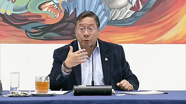 Luis Arce asegura que 2024 fue el año "más duro" para su Gobierno