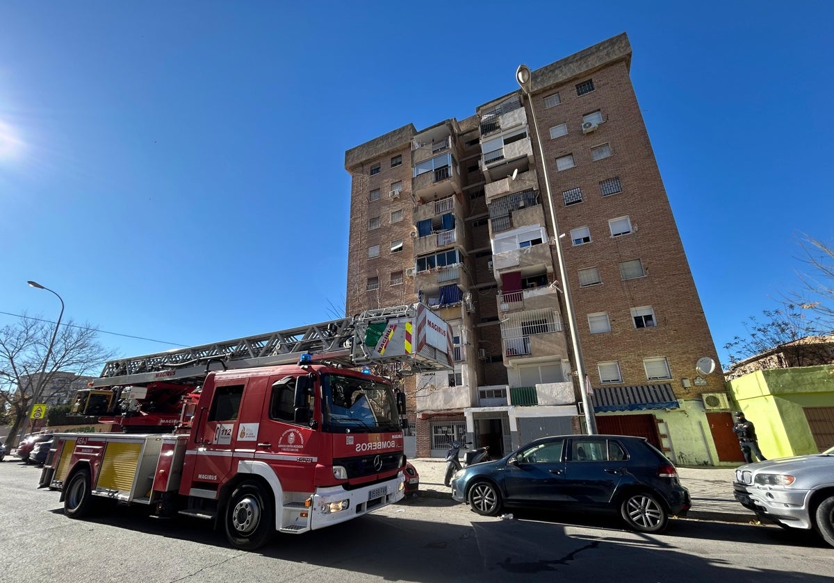 Imagen del edificio donde se ha producido el incendio