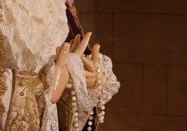 Vuelve al culto la Virgen de las Lágrimas de Córdoba tras la intervención en las manos