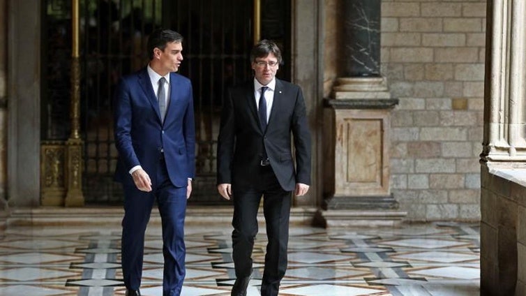 Puigdemont a Sánchez: «Esto no va de fotos, va de cumplir pactos»