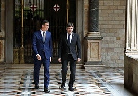 Puigdemont a Sánchez: «Esto no va de fotos, va de cumplir pactos»