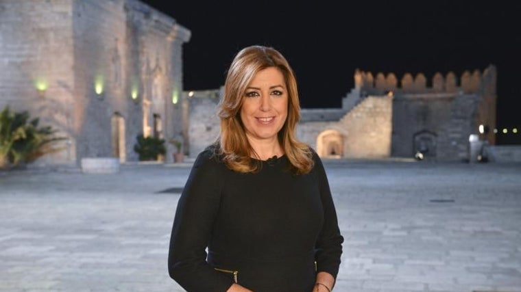 Susana Díaz en la Alcazaba de Almería