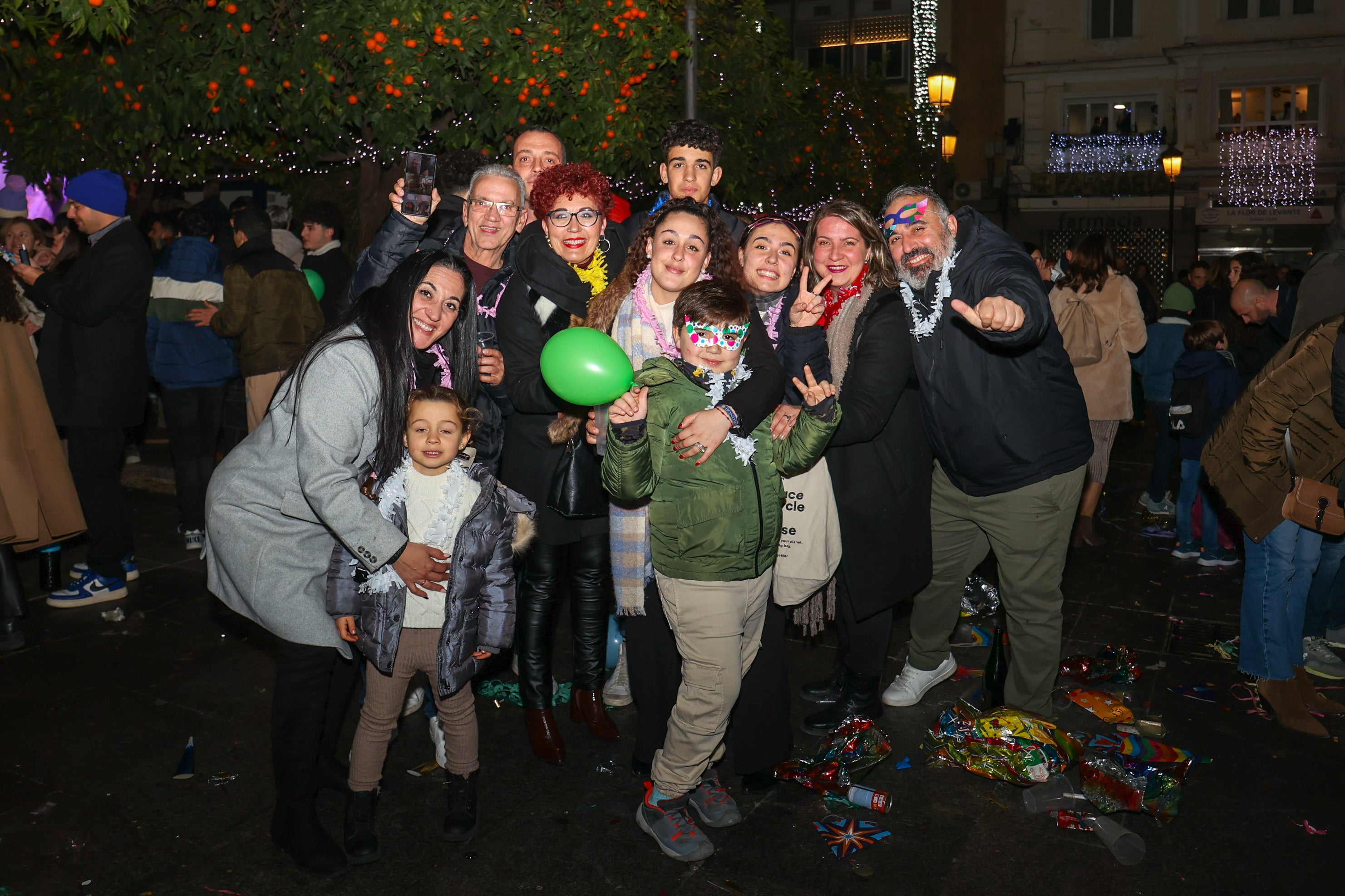 El gran ambiente de Las Tendillas en Nochevieja, en imágenes