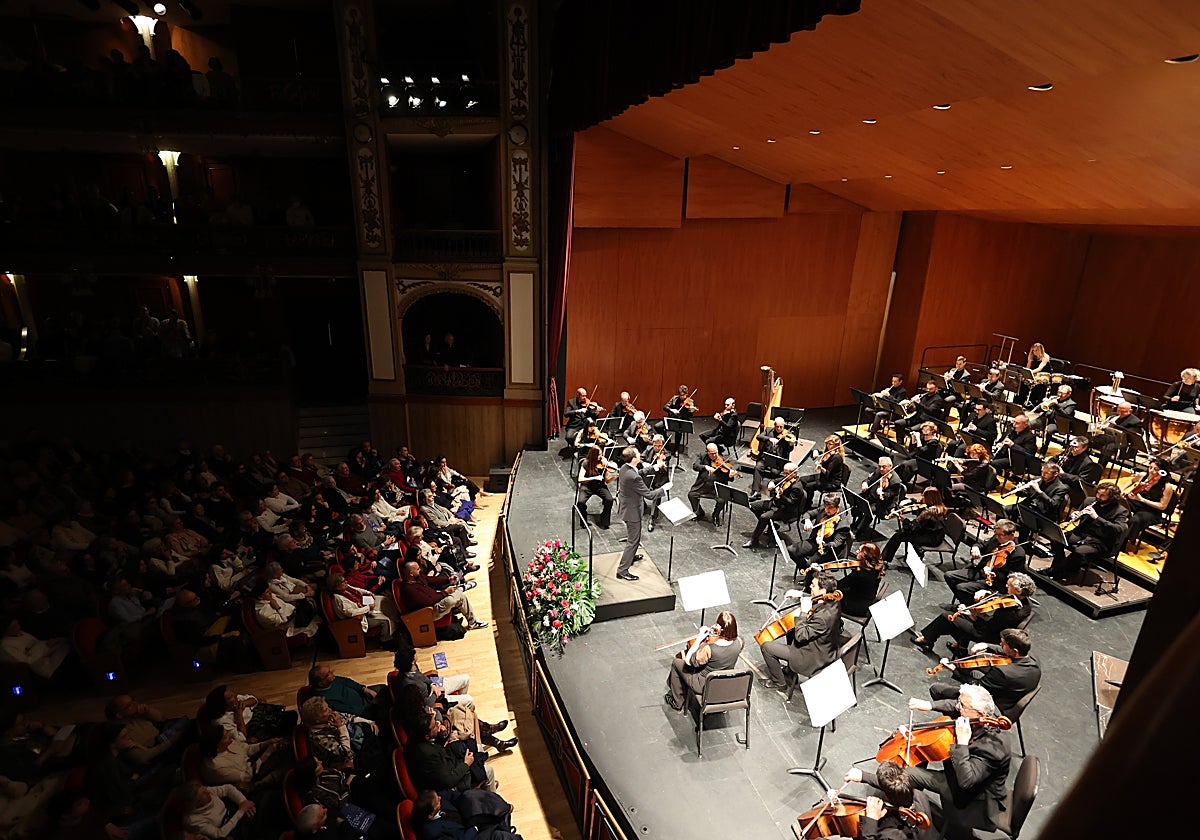 La Orquesta de Córdoba, este miércoles durante su concierto de Año Nuevo